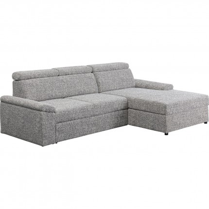 Sofa Bed Serena right grey Kare Design