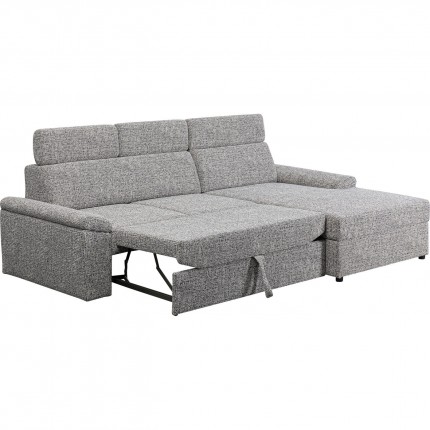 Sofa Bed Serena right grey Kare Design