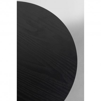 Side Table Easy Living wood black Kare Design