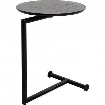 Side Table Easy Living wood black Kare Design