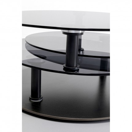 Coffee Table Twist black 90cm Kare Design