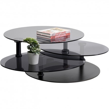 Coffee Table Twist black 90cm Kare Design