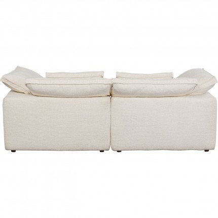 Sofa Carole 3-Zits creme Kare Design