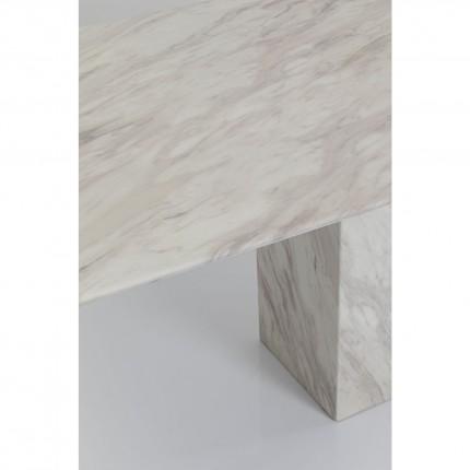 Table Artistico white marble 200x100cm Kare Design