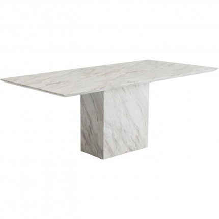 Table Artistico white marble 200x100cm Kare Design