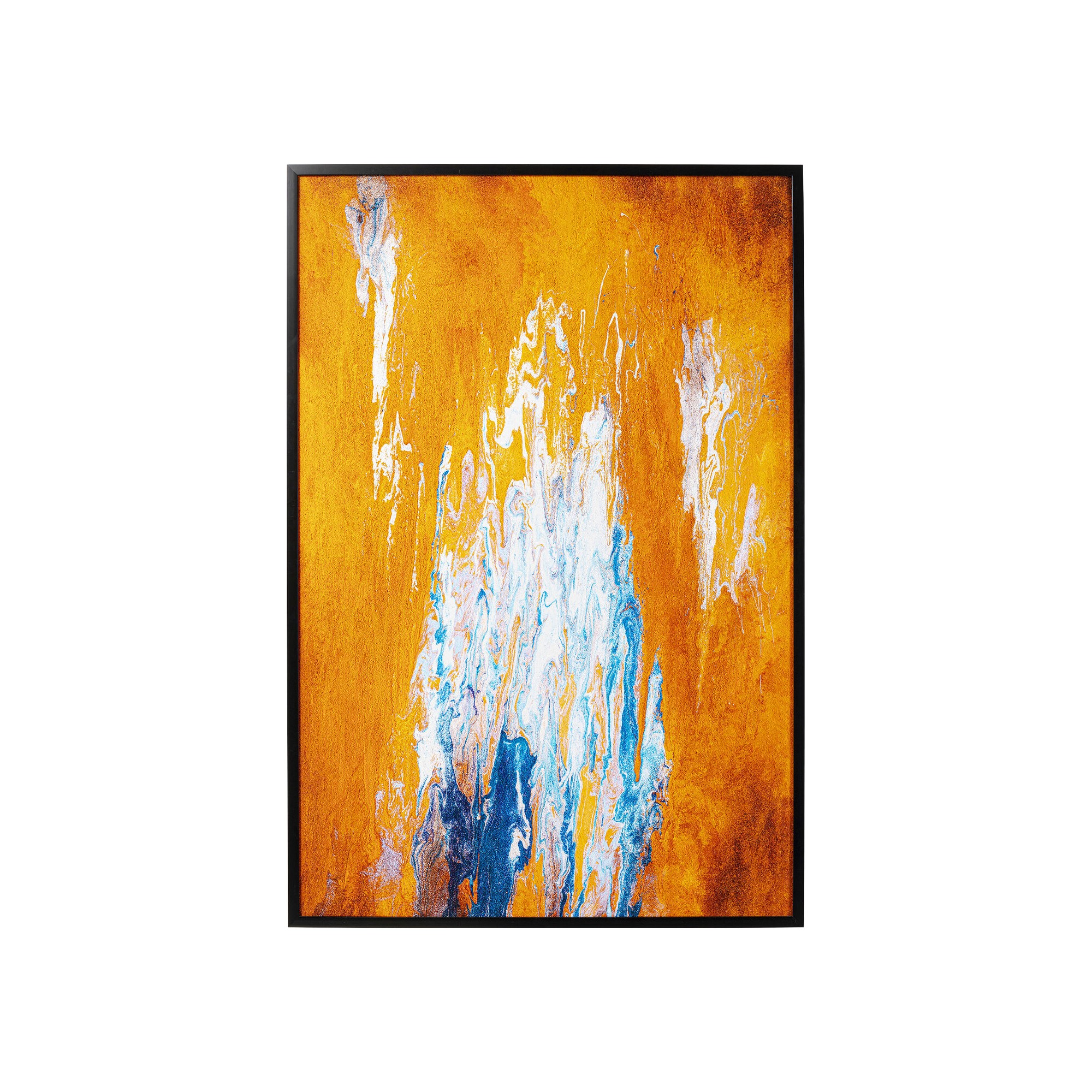 Tableau encadré Artistas orange 120x180cm