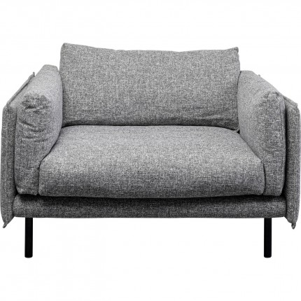 Armchair Pola grey Kare Design