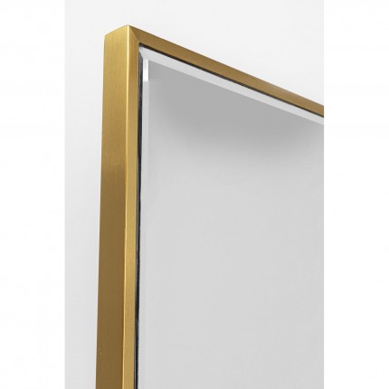 Staande Spiegel Hulda 180x46cm goud en wit Kare Design