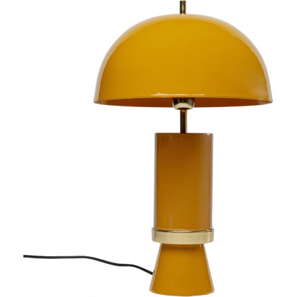 Table Lamp Josy yellow and brown Kare Design