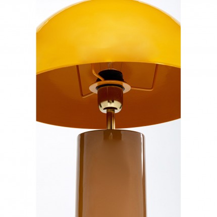 Table Lamp Josy yellow and brown Kare Design