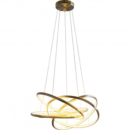 Hanglamp Saturn LED goud Kare Design