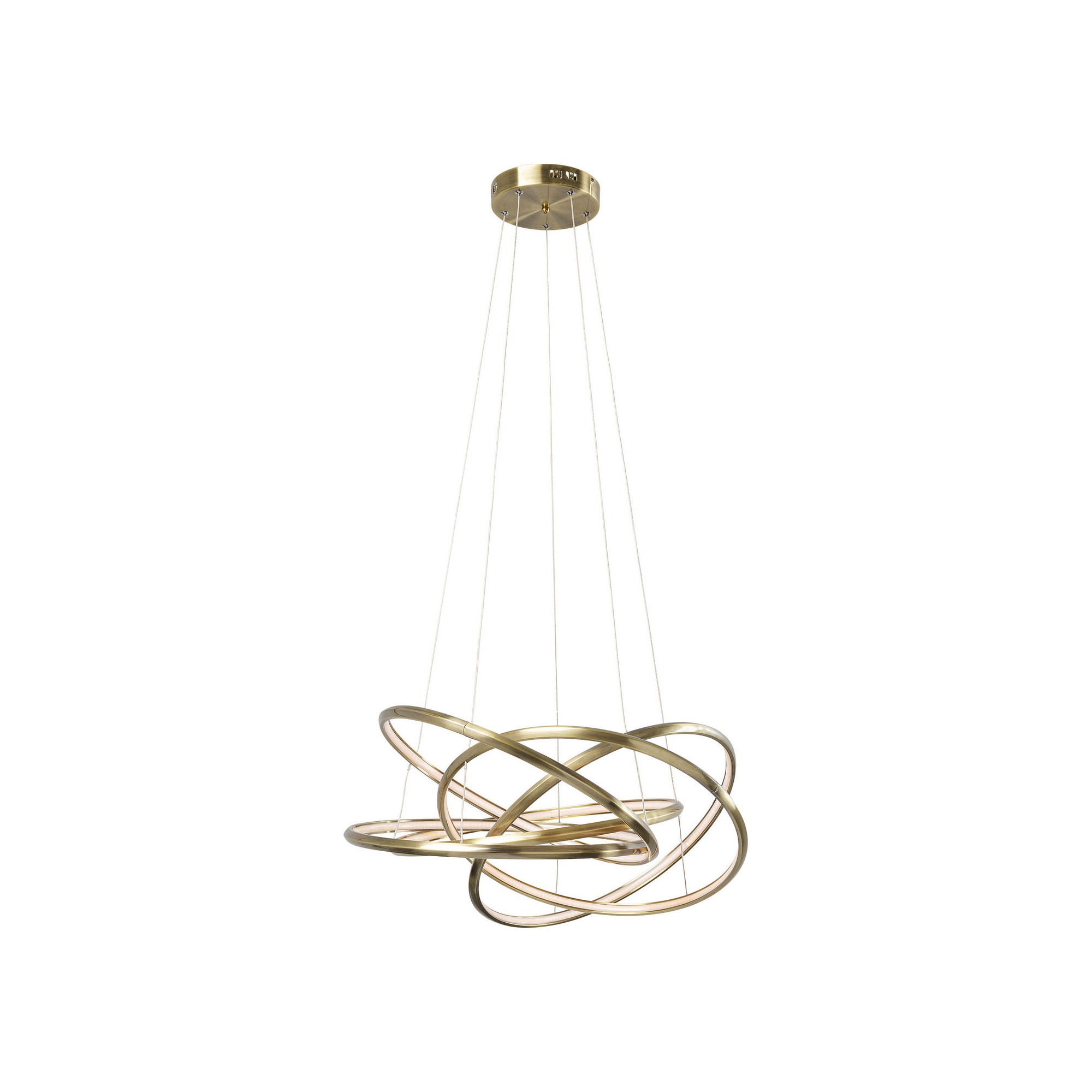 Hanglamp Saturn LED goud Kare Design