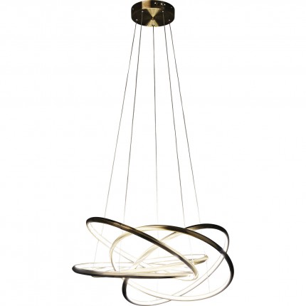 Pendant Lamp Saturn LED Gold Kare Design