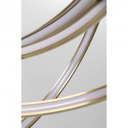 Pendant Lamp Saturn LED Gold Kare Design