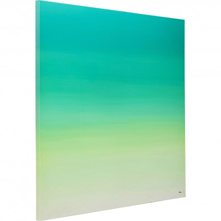 Canvas Picture Tendency green 120x120cm Kare Design