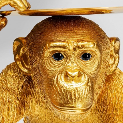 Woonaccessoires Butler Spelende Chimp Goud 52cm Kare Design