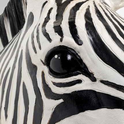 Wanddecoratie zebra hoofd Kare Design