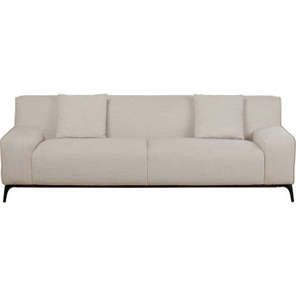 Sofa Nora 3-Zits creme Kare Design