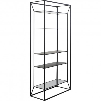 Bookshelf Corinne 200x90cm zwart Kare Design