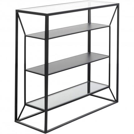 Bookshelf Corinne 90x90cm zwart Kare Design