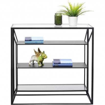 Bookshelf Corinne 90x90cm zwart Kare Design