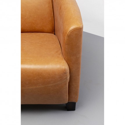 Fauteuil Cigar Lounge leder lichtbruin Kare Design