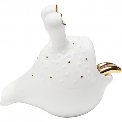 Deco Animal slug white and gold Kare Design