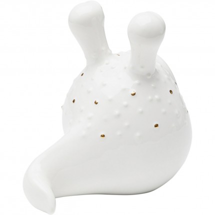 Deco Animal slug white and gold Kare Design