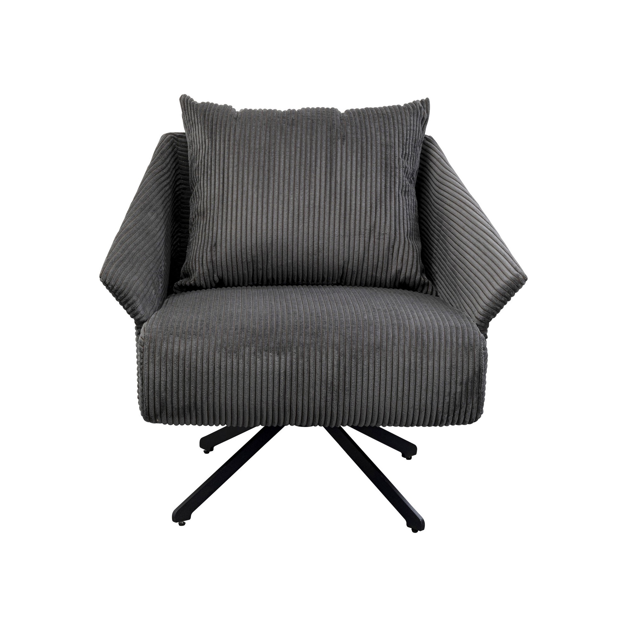 Fauteuil pivotant Milo gris