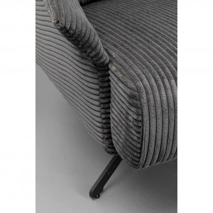 Swivel Armchair Milo velvet grey Kare Design