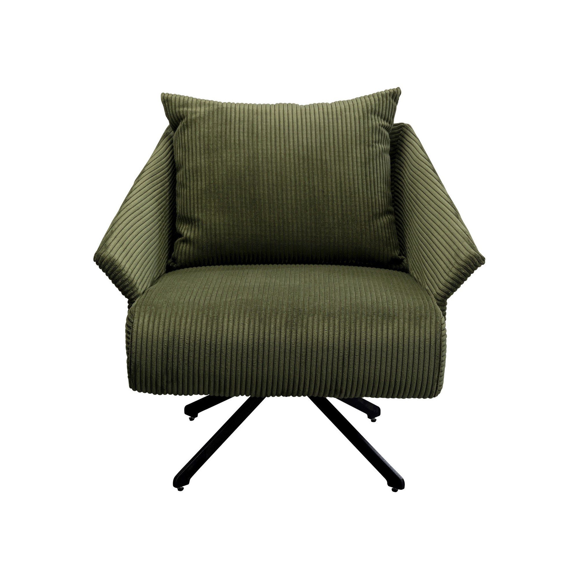 Fauteuil pivotant Milo vert