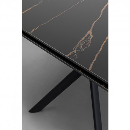 Extension Table Xenia 200x80cm black Kare Design