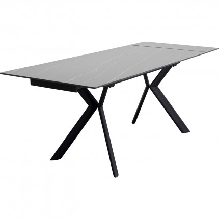 Extension Table Xenia 200x80cm black Kare Design