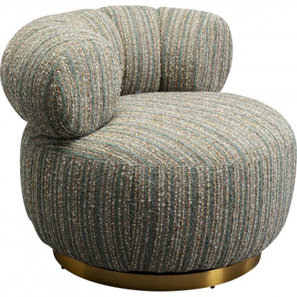 Draaifauteuil Couture groen Kare Design