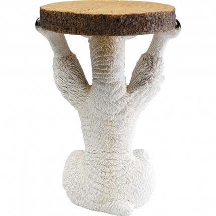 Side table Animal white alpaca Kare Design