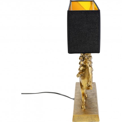 Table Lamp dancing cows gold Kare design