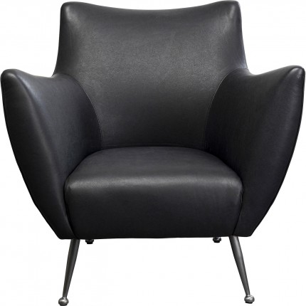 Fauteuil Goldfinger zwart Kare Design