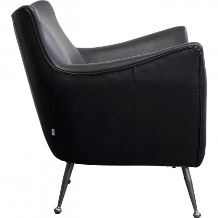 Fauteuil Goldfinger zwart Kare Design