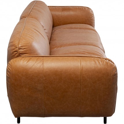 Sofa Calgary 3-Seater light brown Kare Design