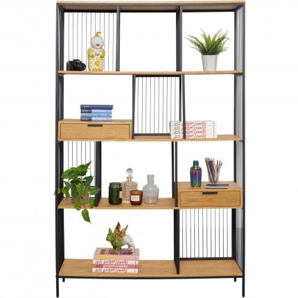 Bookshelf Bologna nature 200x125cm Kare Design