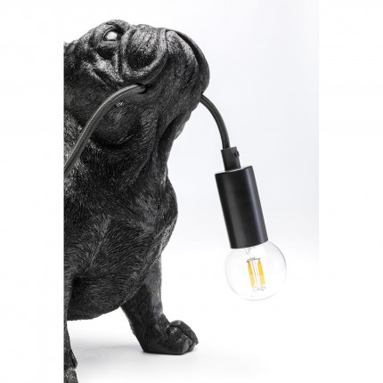 Tafellamp bulldog zwart Kare Design