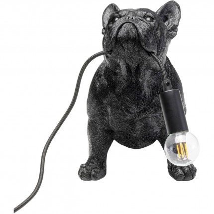 Tafellamp bulldog zwart Kare Design