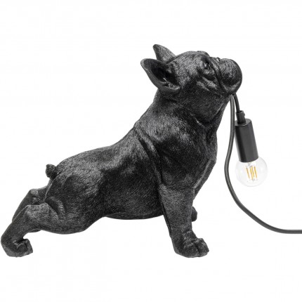 Table Lamp bulldog black Kare Design