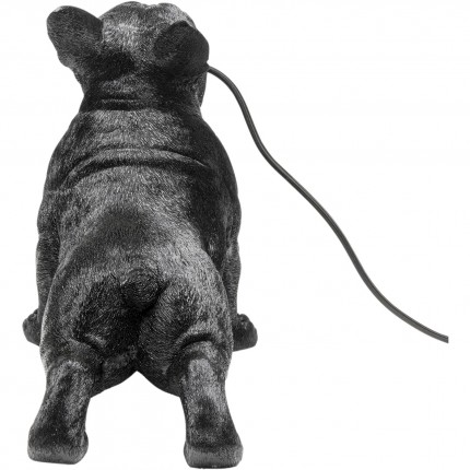 Table Lamp bulldog black Kare Design