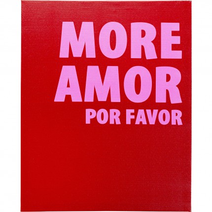 Canvas Picture More Amor 40x50cm Kare Design