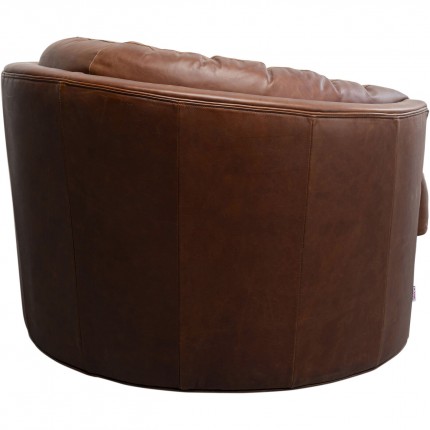 Swivel Armchair Music Hall brown Kare Design