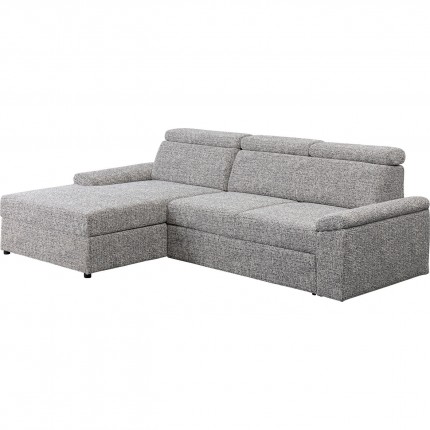 Sofa Bed Serena left grey Kare Design