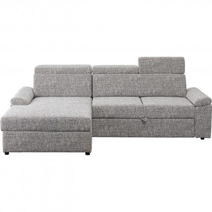 Sofa Bed Serena left grey Kare Design