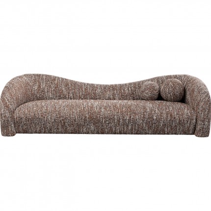 Sofa Livia Melange 3-Zits bruin Kare Design