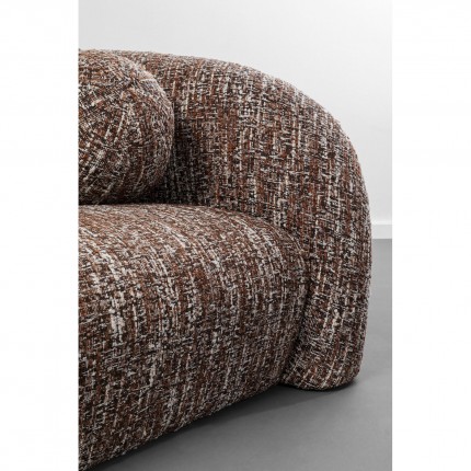 Sofa Livia Melange 3-Zits bruin Kare Design